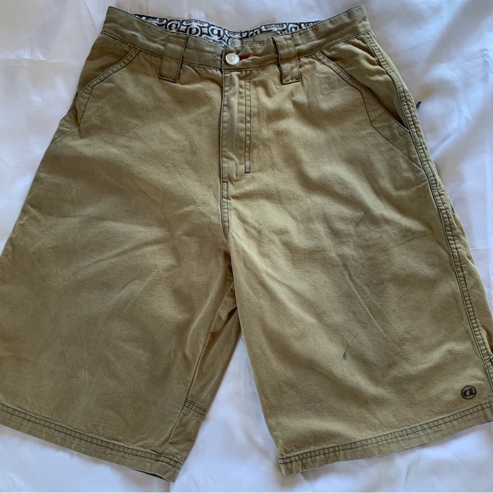 AIRWALK | 30 waist | boys khaki beige shorts with pockets